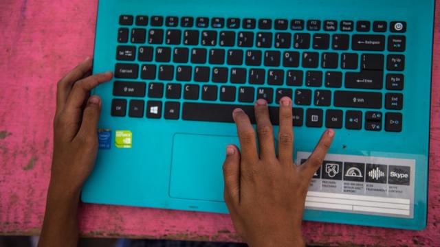 Remote learning and working during the pandemic have underscored the importance of improving digital access. Photo credit: Asian Development Bank.