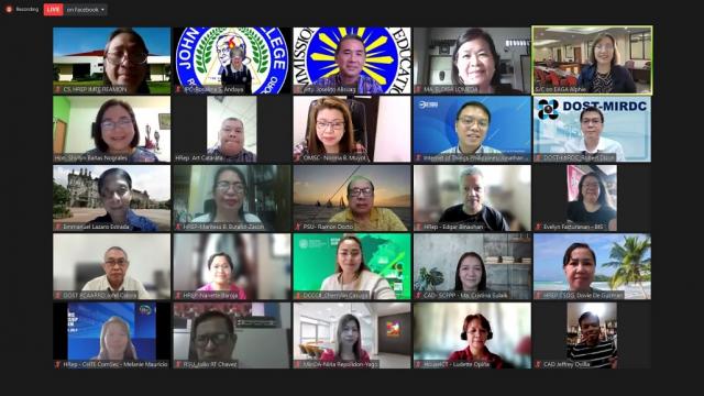 Webinar organized by the Philippines’ House Special Committee on the East ASEAN Growth Area. Photo credit: Press and Public Affairs Bureau, House of Representatives, Philippines.