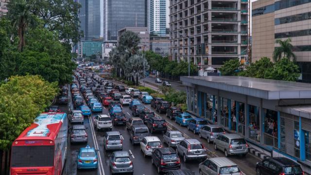 A city in Indonesia. Photo credit: Asian Development Bank.
