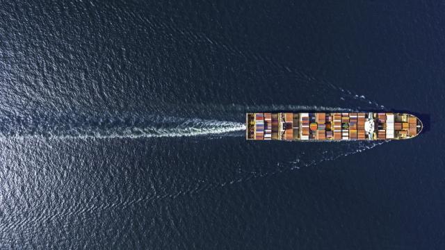 Container ship. Photo credit: iStock.